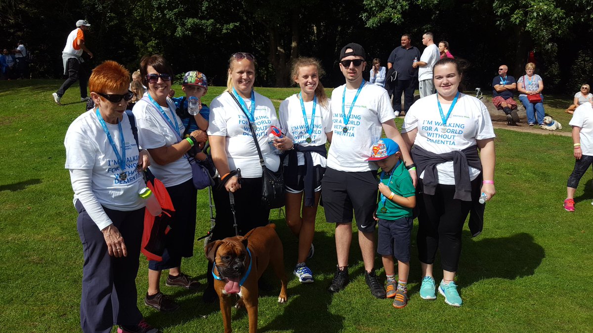 Congrats to my family for doing their bit #memorywalk  #teambeck