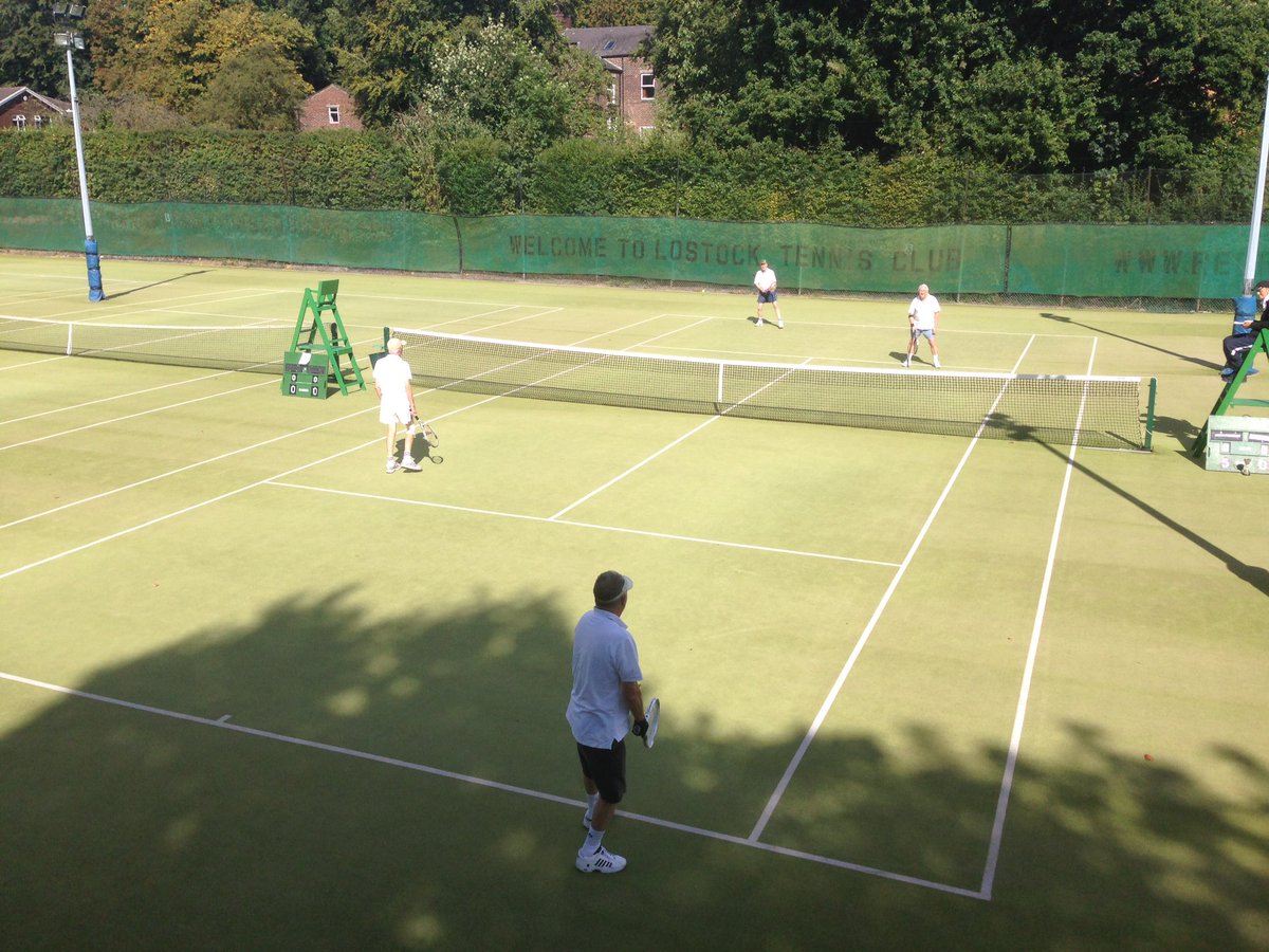 Finals day underway in glorious sunshine. 🎾☀️