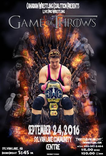 DiyoboEdmonton's tweet photo. #SylvanLake: CWC Presents: Game Of Throws Sept 24! Tix at https://t.co/h1ltj4q2QT https://t.co/R1FZ9wfttS