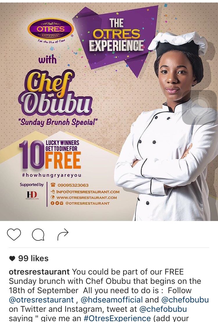 atl_dunni's tweet image. #ChefObubu #OtresExperience 

Coming Throoouuuughhh