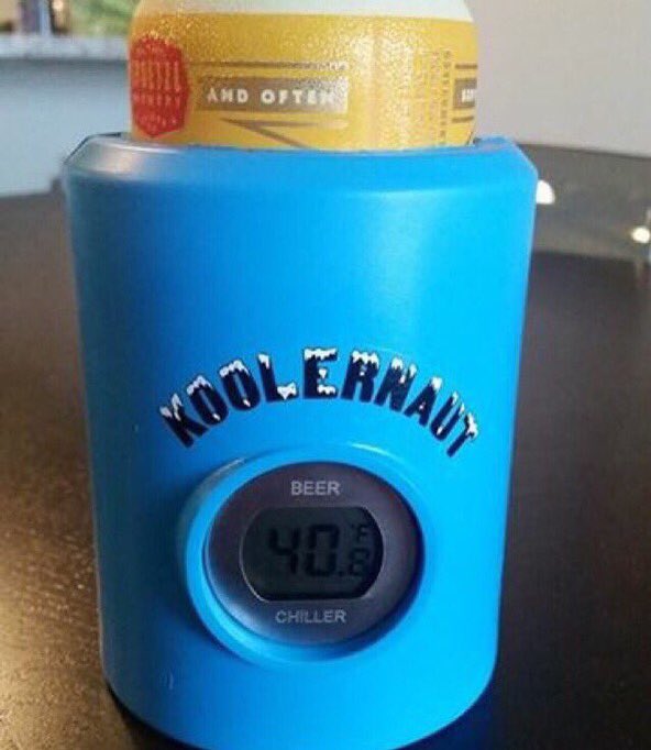 TailgatingChall's tweet photo. Last day to enter! Giveaway from @Koolernaut the digital temp koozie. To enter RT and follow us both👍  #beer #koozie https://t.co/IiqzfxGCXc