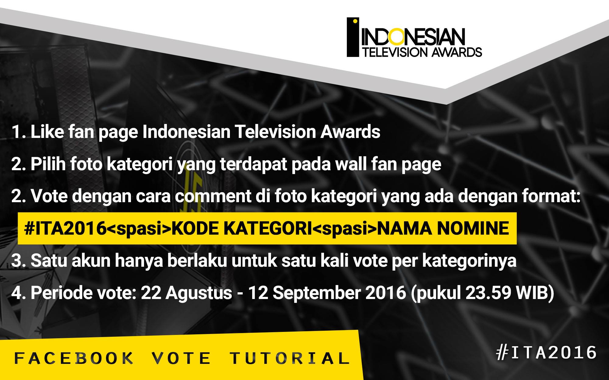 ficial RCTI on Twitter "vote via page dan juga bisa kok cek flayer berikut utk info lebih lanjut ITA2016… "