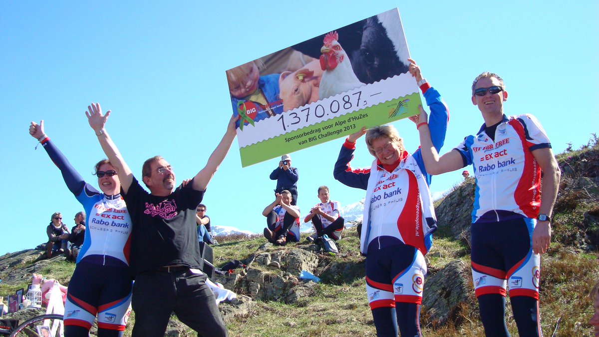 Met alle teams #BigChallenge haalden we een mega bedrag bij elkaar voor #AD6 Samen staan we sterk. Trots op sector.
