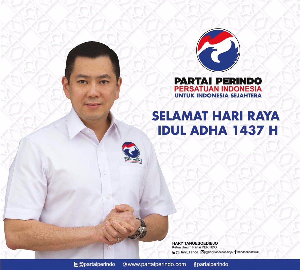 Selamat Hari Raya Idul Adha 1437 H. Semoga semangat Idul Adha senantiasa tertanam dalam jiwa dan hati kita.