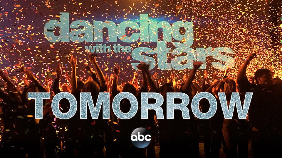 Get ready to dance! #DWTS is back tomorrow! 💃🌟