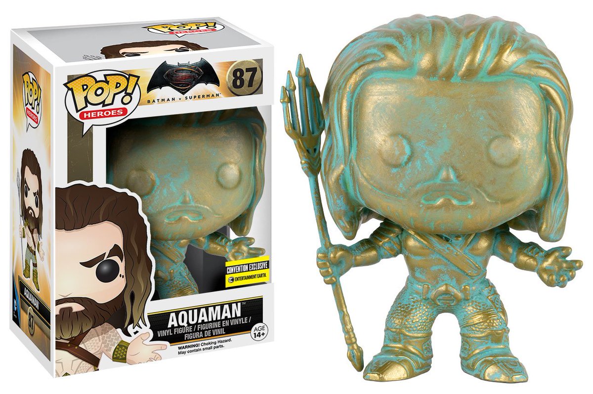 FunkoDCLegion's tweet image. RT &amp;amp; follow @FunkoDCLegion for a chance to win an @EntEarth exclusive Patina Aquaman Pop!