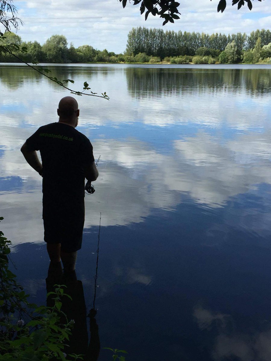 Only went for a walk round. Ended up with wet feet and a dry net