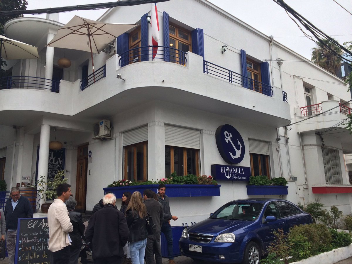 Almuerzo en <a href="/_elancla/">El Ancla</a> haciendo caso a <a href="/PlatoUnicoTV/">Plato Único 🍴</a> tradicional restorant en #Providencia para disfrutar delicias🐠🐙🐟