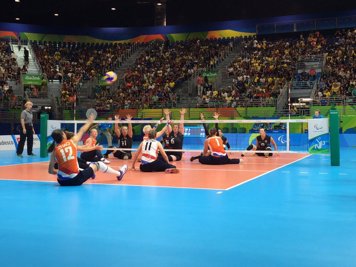 #NED solid and win 3rd set 25-17 #sittingvolleyball <a href="/Paralympics/">Paralympic Games</a> <a href="/volleybalnl/">Volleybal</a> <a href="/VBallCanada/">Volleyball Canada</a>