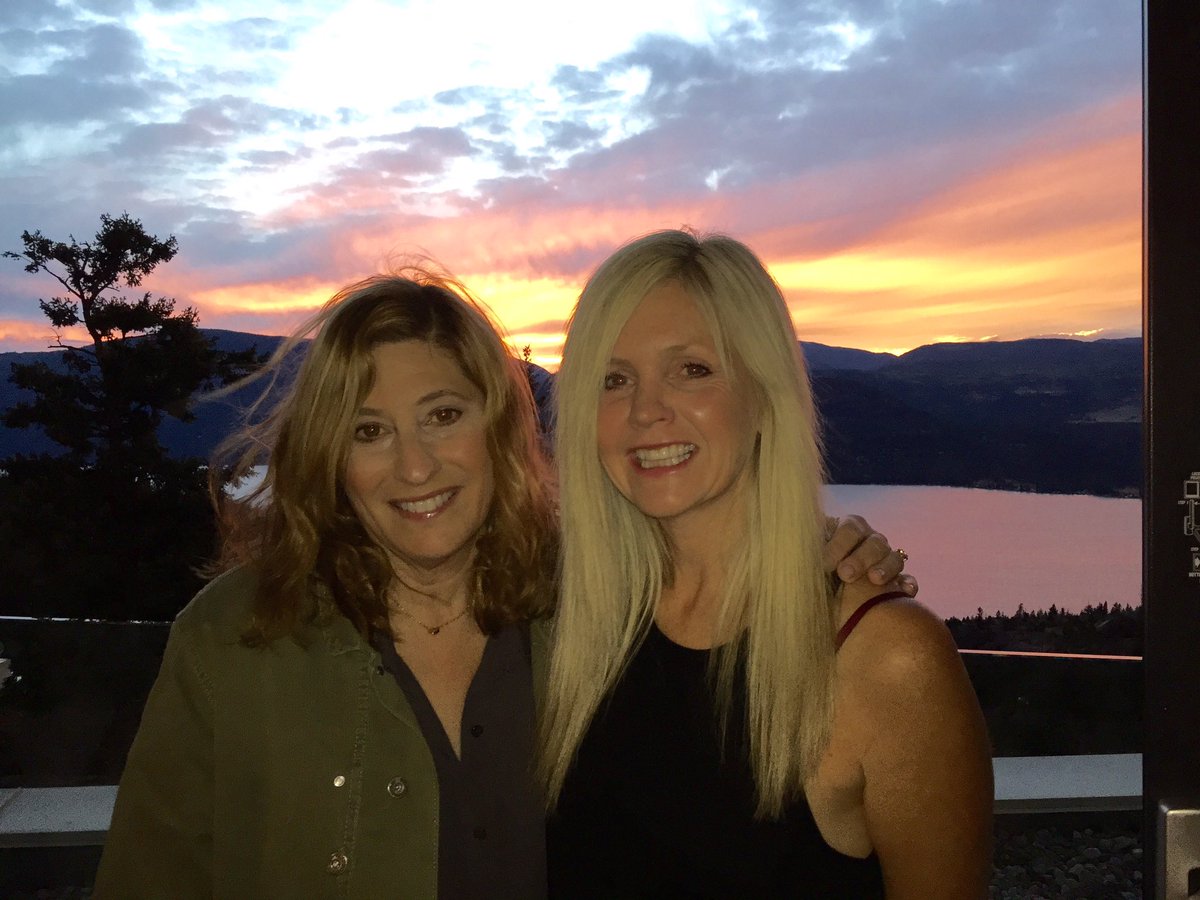 JustSingerEnt's tweet photo. Enjoying the beauty of Vernon BC and the company of Tina Pehme, my producing partner on #drinkslaylove https://t.co/nxjwDBnWba