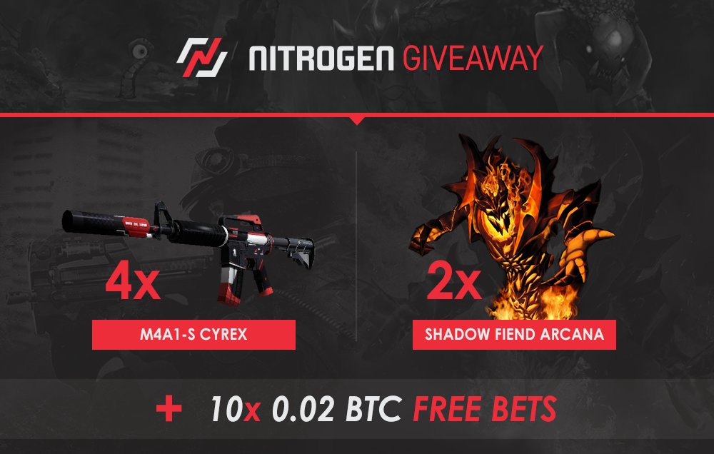 NitrogenEsports's tweet photo. [#GIVEAWAY] We are ready for another Esport Dota 2 and CS:GO contest!

ENTER NOW and WIN: https://t.co/aeoCnLL0pa https://t.co/K80CL7hlh1