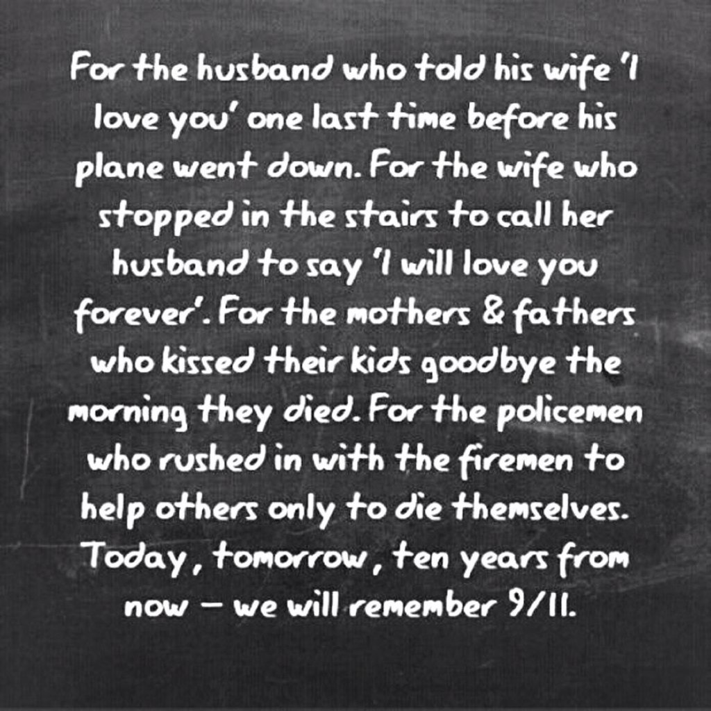 #NeverForget #9/11 We will Remember! #USA