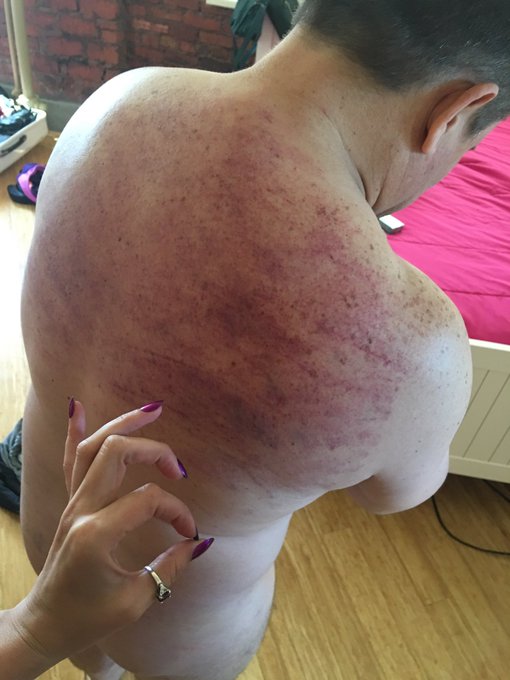 My human facesitting swing couldn't please Me, so I did something I know would get Me off, no fake #flogging<a href="/tag/flogging"class="tags"><span>#flogging</span></a>