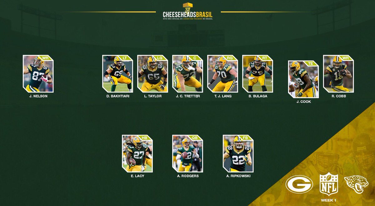 cheeseheadsbr's tweet photo. O @AaronRodgers12 e toda equipe de ataque! @NFLBrasil
#PackersNoEi #GameDay #Packers #GoPackGo #GoPackGoBR #GBvsJAX https://t.co/D1XNAElCiG