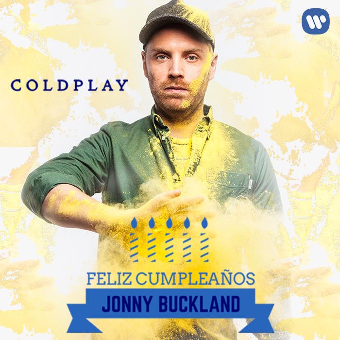 warnermusicmex's tweet photo. ¡Hoy es el cumple de Jonny Buckland de @coldplay ! #HappyBirthdayJonny #ThisIsColdplay >> https://t.co/6yFLclZVGG https://t.co/XZs4c0NGSV