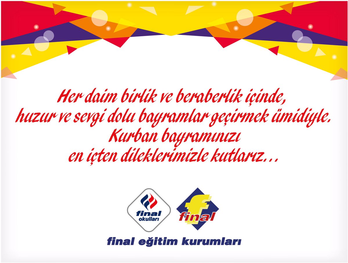 finalliseleri's tweet photo. #finalegitim #final #kurbanbayrami https://t.co/LEXK53dPU3