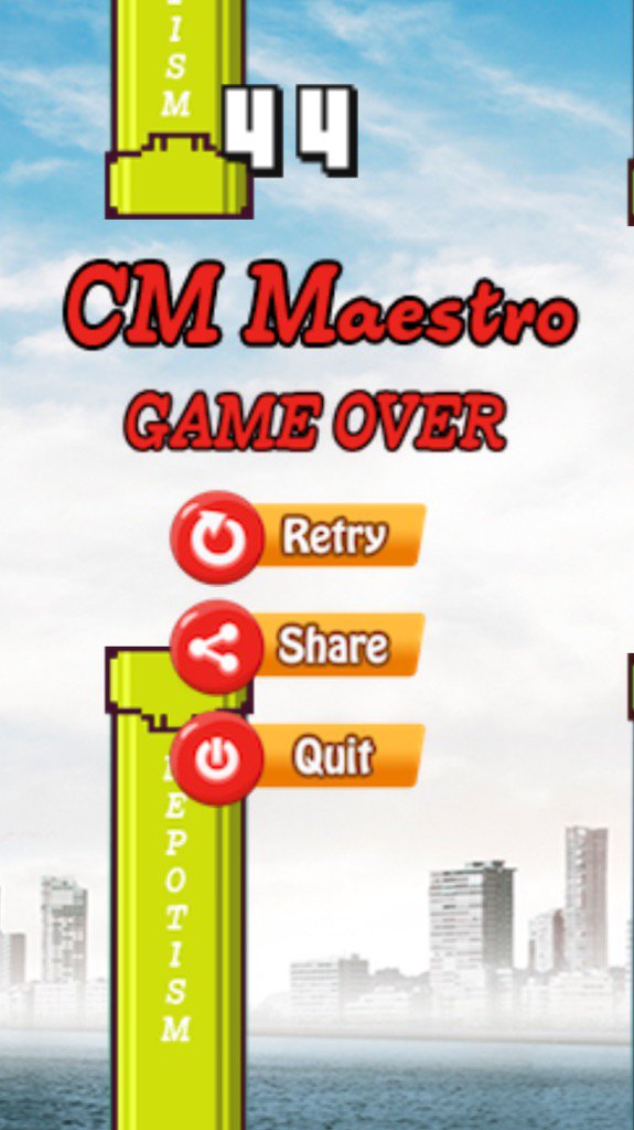 sijjeel87's tweet photo. #CMMaestro why can't i make the highest scores. :P 🙈🙈🙈 https://t.co/SbbRg9ZGNO