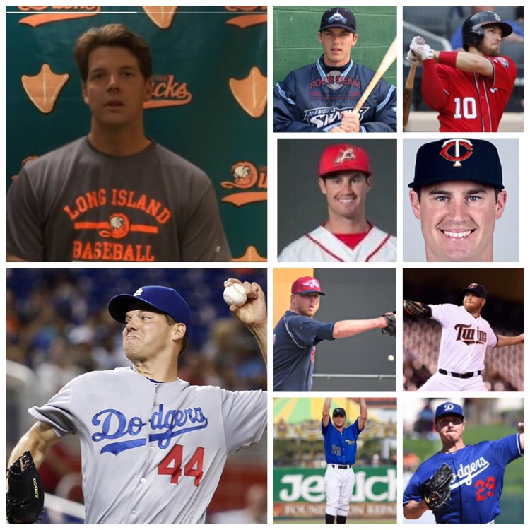TylerBoronski's tweet photo. Here are some @MLB players w/ Atlantic League ties #RichHill #StephenDrew #LoganSchaefer #BuddyBoshers #ScottKazmir https://t.co/oviYGQA21f