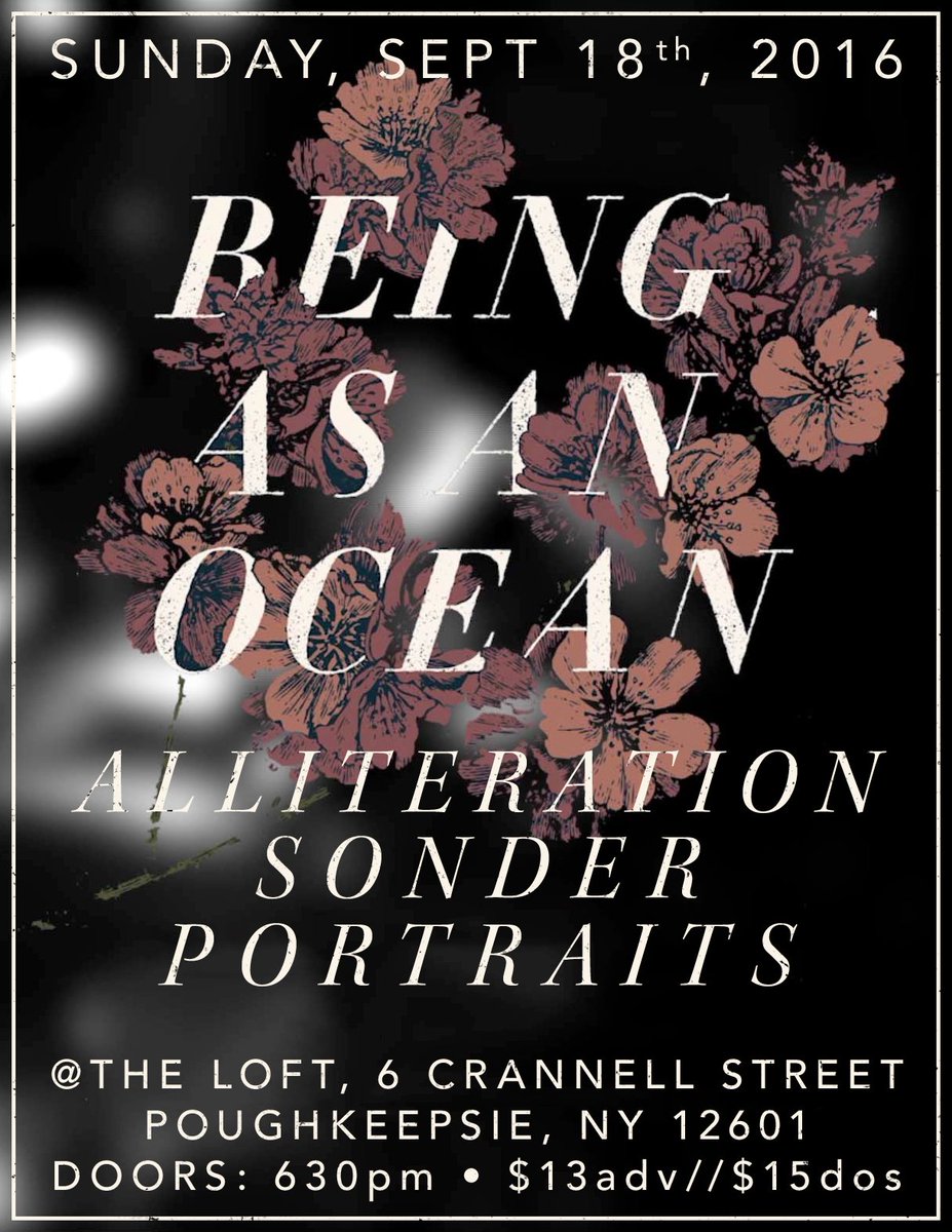 PortraitsNY's tweet image. ONE WEEK! HIT US UP FOR TICKETS! @beingasanocean @AlliterationNY @Sonder