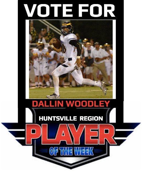 Buckhorn_High's tweet photo. Vote for @dallinwoodley28 - Top Huntsville Region Performance, Week 4!!!
Vote &amp; share --> https://t.co/hJqWKg9K3s https://t.co/B6fXHh5vK6