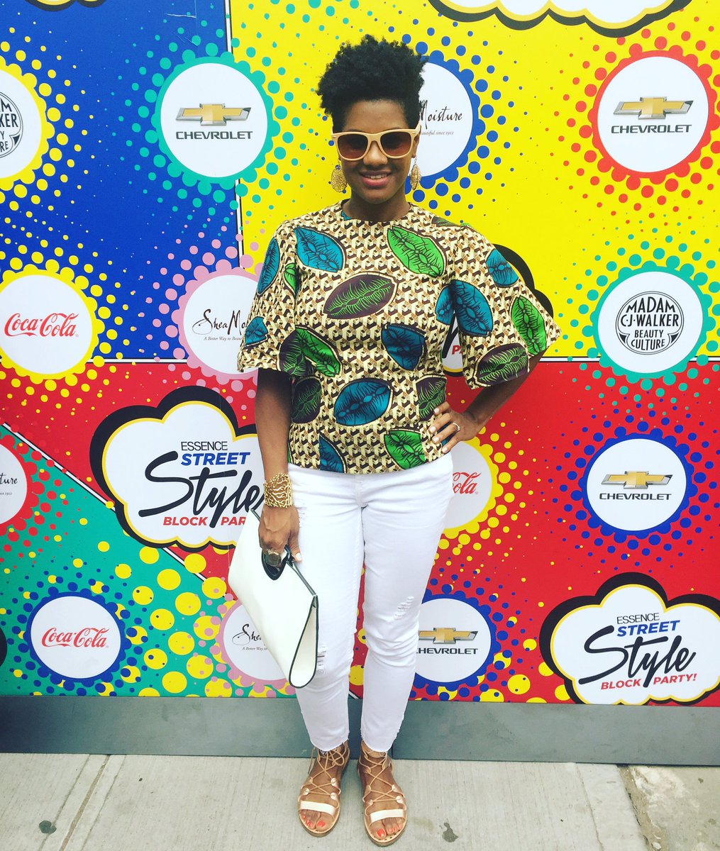 Fab time <a href="/Essence/">ESSENCE</a> Street Style Block Party! #EssenceStyle #nyfw #EssenceStyleBlockParty