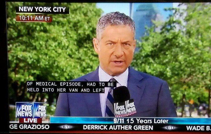 sassylassee's tweet photo. They're already spinning the "hot weather" as reason for @HillaryClinton fainting at 911 memorial. #InvalidHillary https://t.co/XZeX4iuaSu