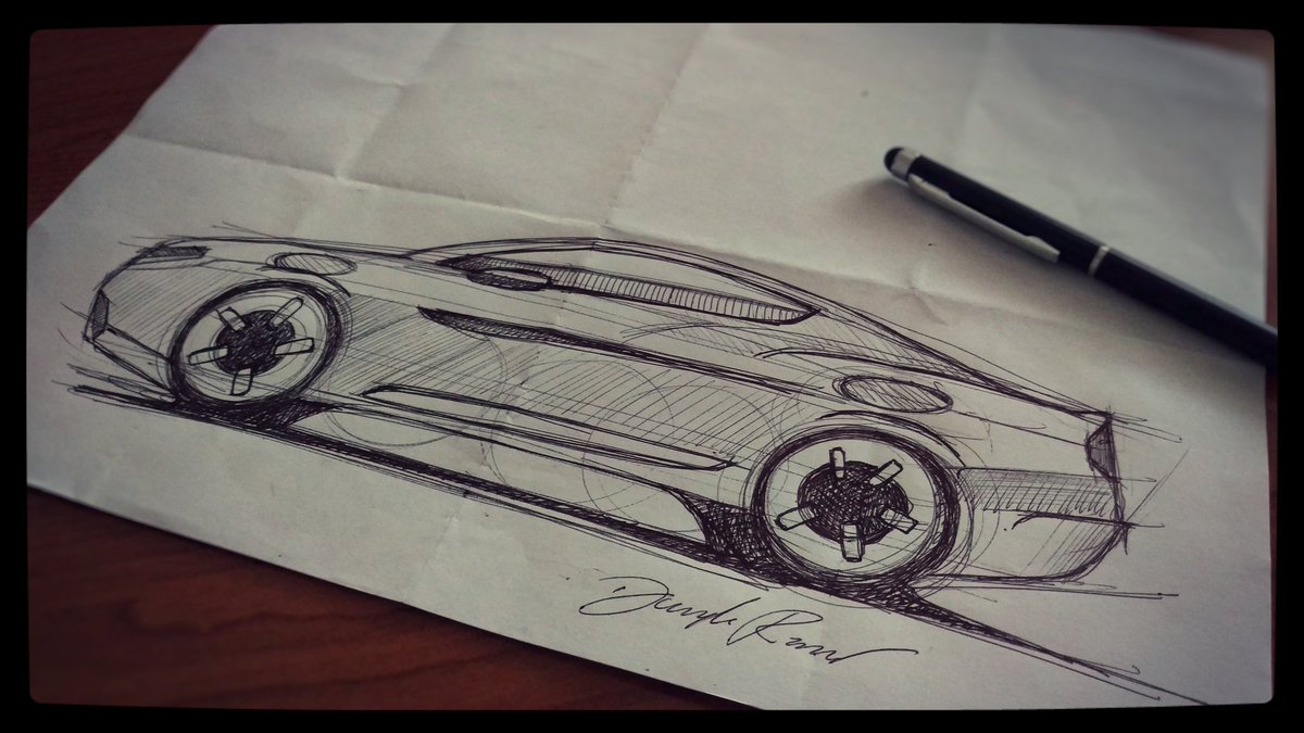 DRizzo98's tweet photo. Follow me on instagram: https://t.co/NrRxb19QS9

#design #carsketch #cardesign #sketch #rapidsketch #sketchoftheday https://t.co/fFPYtTKqOI