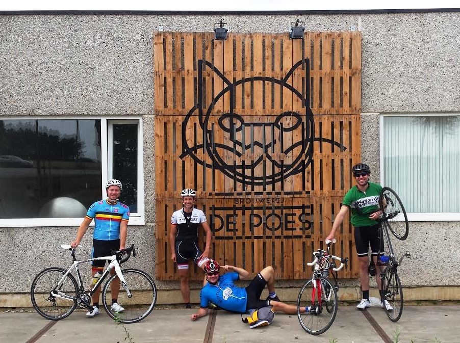 Beer &amp; Cycling! Perfect combination - love it <a href="/brijdepoes/">Brouwerij De Poes</a>