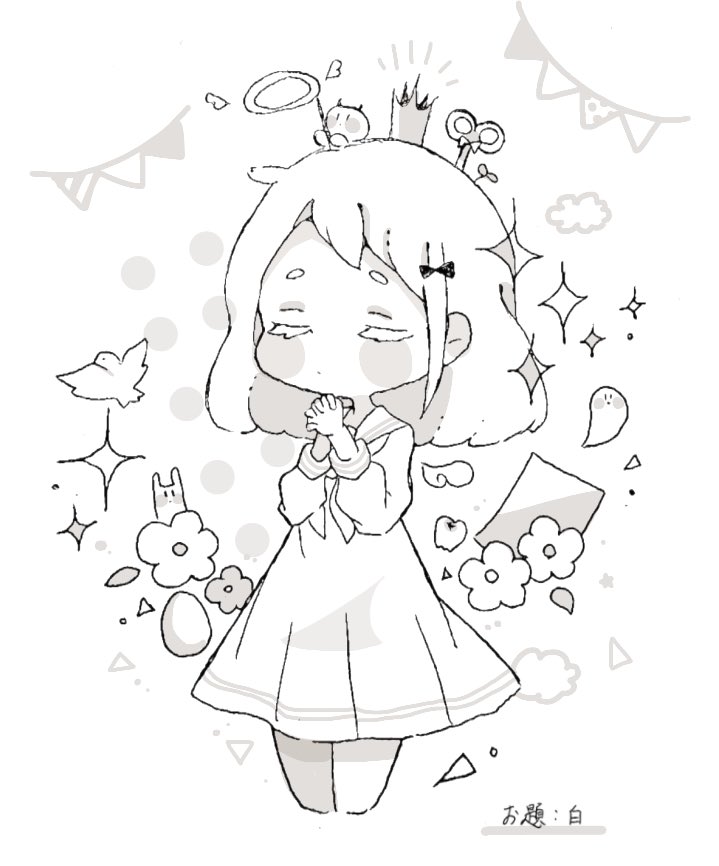 #セーラー服版深夜の真剣お絵描き60分一本勝負

色が欲しいおんなのこ 