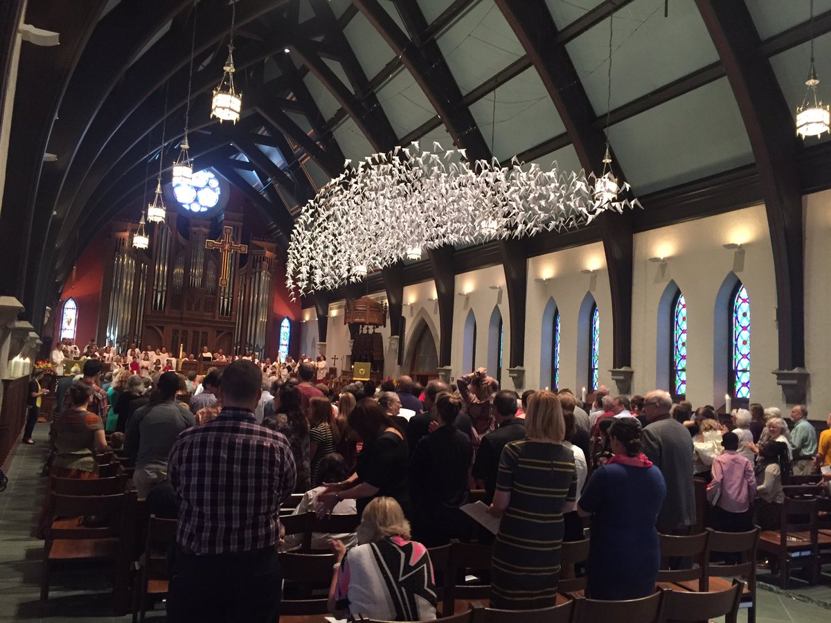 IndyMayorJoe's tweet photo. This morning we join @stpaulsindy to celebrate their 150th anniversary. https://t.co/vWBbAkoceD