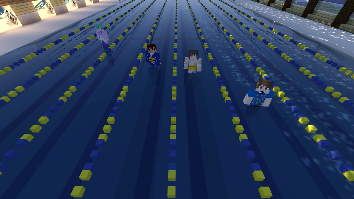 73 プール マイクラ建築60分一本勝負 Togetter
