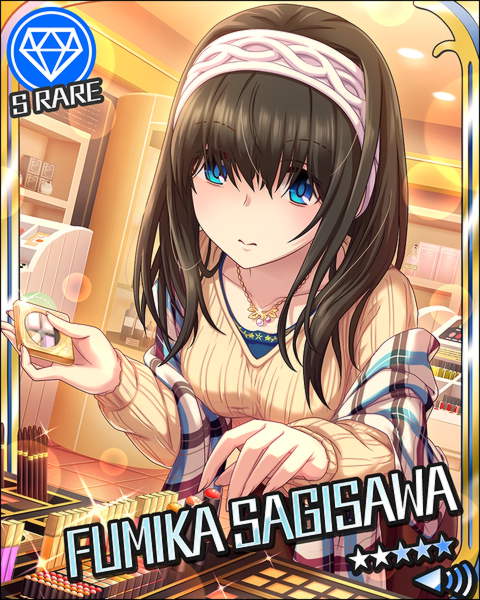 アイドルマスター シンデレラガールズ　カードフォリオ　鷺沢文香　MR ♪✧ カードフォリオ シンデレラガールズ ver. vol.2 ✨MR公開