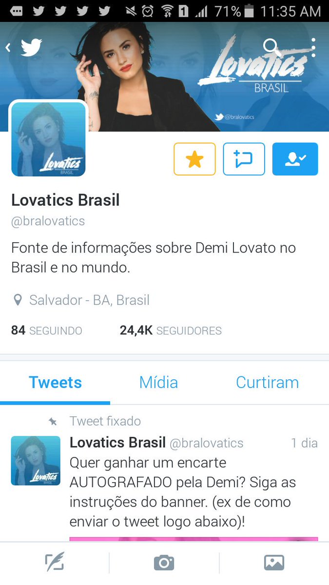 bottconta's tweet image. Eu tenho as notificações ativadas e qr ganhar o encarte autografado pela Demi L. que o @bralovatics está sorteando!