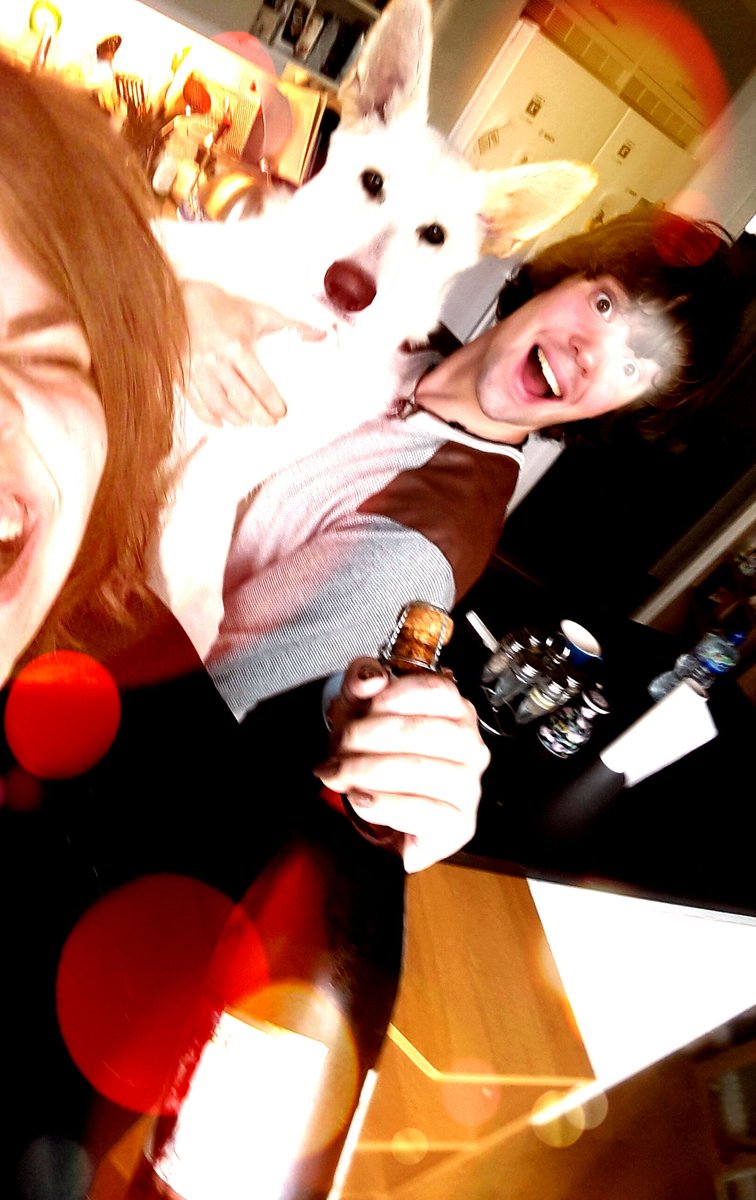 YEAHSPLOSION's tweet photo. WE ARE BACK! ! WE ARE RECORDING FOR THE FIRST TIME IN. . A YEAR?? we celebrate with old wine with a jam stain on it https://t.co/RmIg5jAfgC