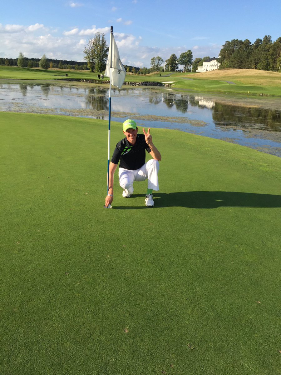 Yes min tredje Hio och på öhålet på Bro Hof Stadium Course😎⛳️ grymt kul🏌