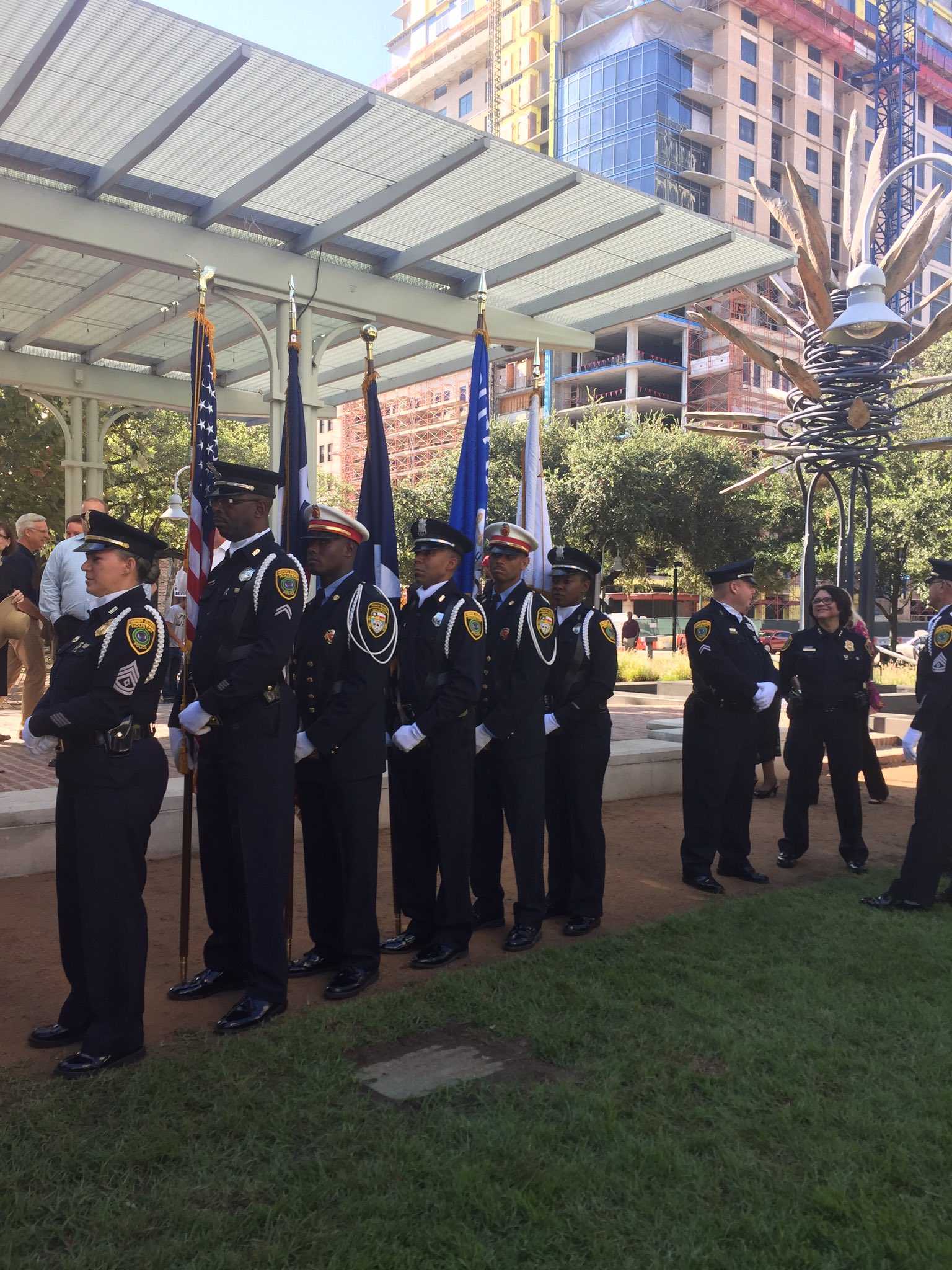 Downtown Houston On Twitter 15th Anniversary Commemoration Ceremony