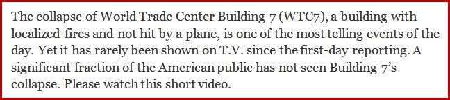 aLifeOfItsOwn's tweet image. 9/11: Short WTC7 Video Compilation youtube.com/watch?v=2lw_4O… #WTC7 #911truth #rethink911 #ae911truth #WTC911 #truther