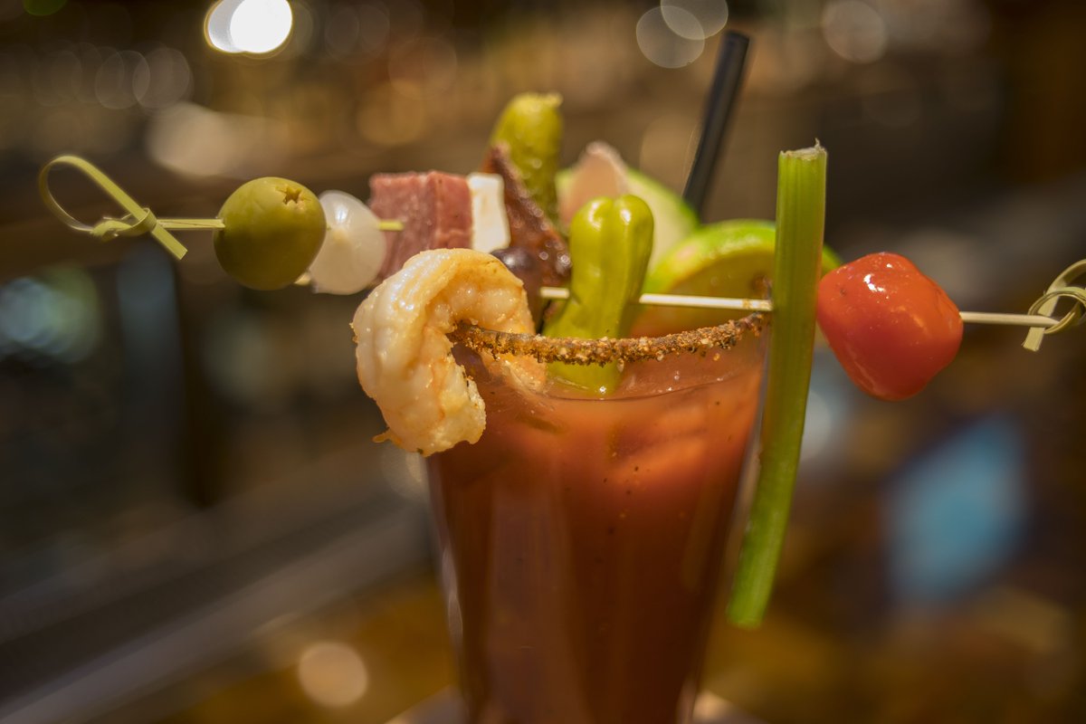 NorthernQuest's tweet photo. Create a meal-in-a-glass masterpiece at the #LegendsofFire Bloody Mary Bar, Sundayโs from 10a-2p! #crazygoodtime https://t.co/KOrcxqfoRr