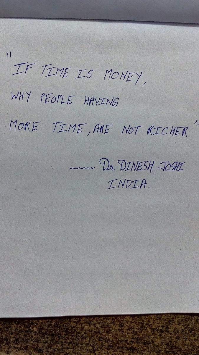 DineshGermany's tweet photo. #DrDineshJoshiIndia #TimeisNotmoney @richardbranson @PegFitzpatrick @TedRubin @DarrenKavinoky @RebekahRadice #Time https://t.co/HP2RhjhICU