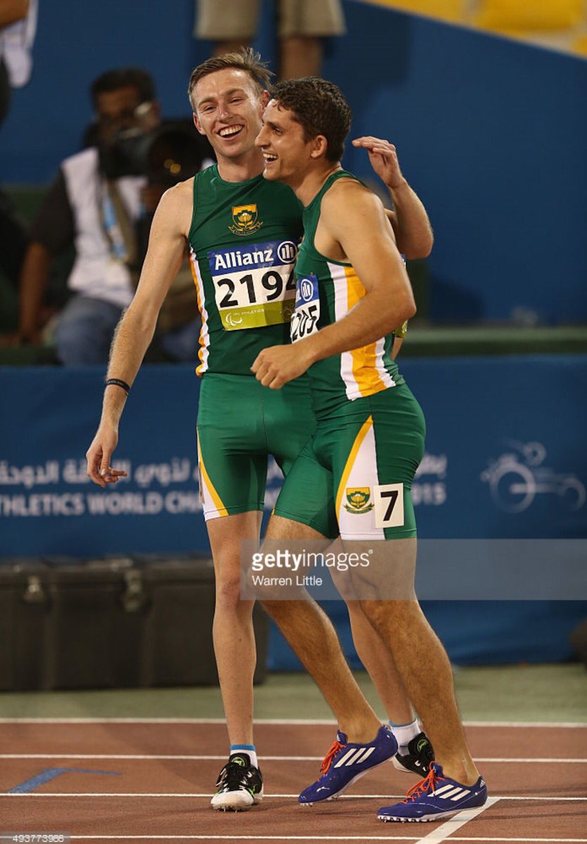 BrandonBeack's tweet photo. #CharlduToit GOLD !#FanievanderMerwe BRONZE!
You guys are amazing #myidols #paralympics #rio2016 https://t.co/7myiswddEM