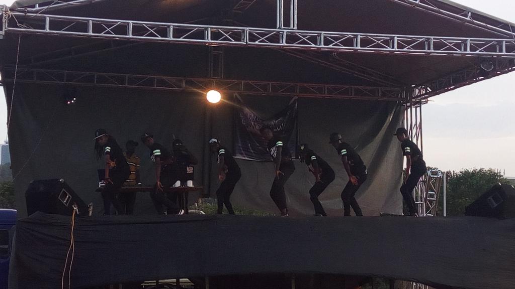 oworugambo's tweet photo. Taking center stage at the #DFConcert16 The Storm Riders https://t.co/YZme1xD7Rm