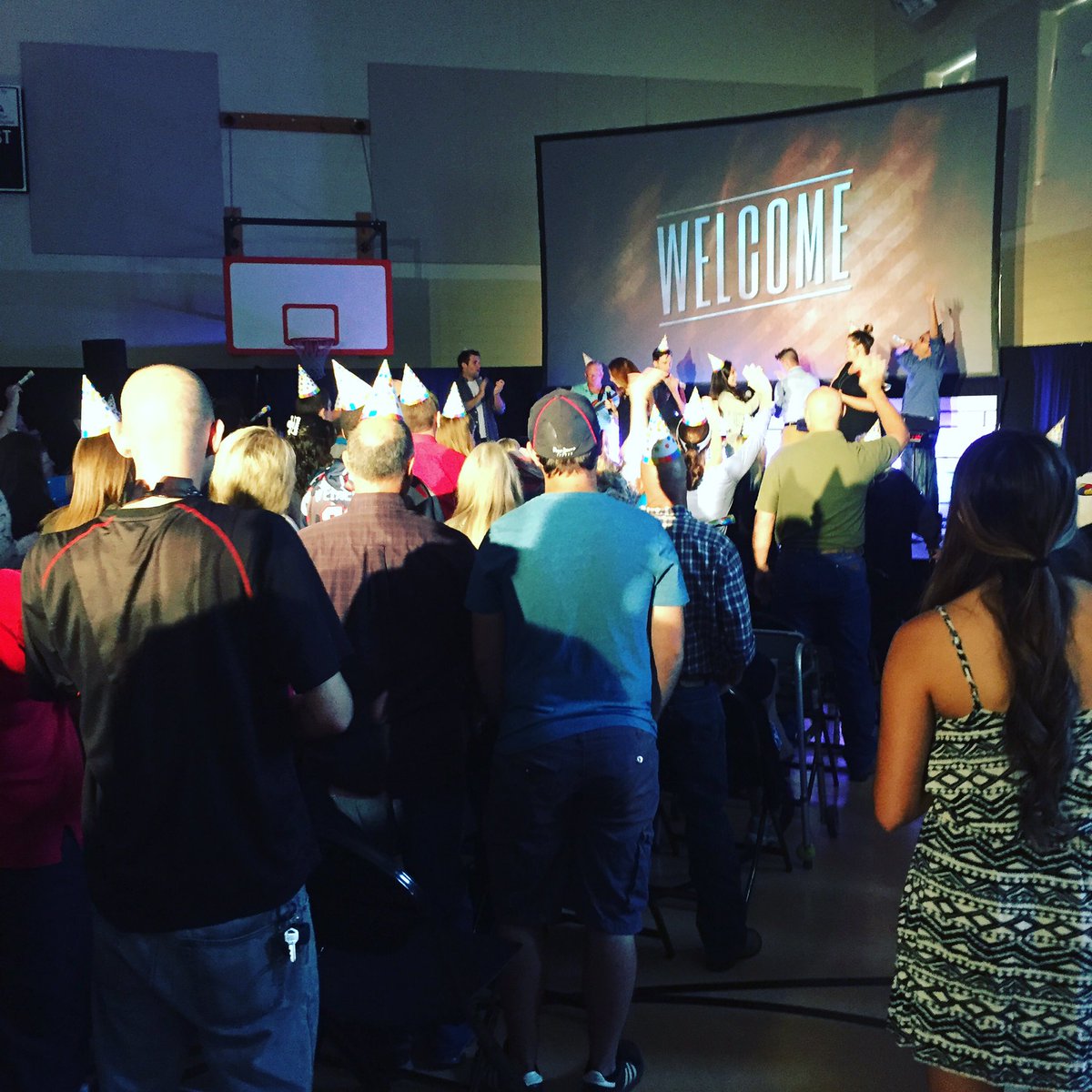 MyRockHills's tweet photo. The PARTY has started! Come check out our 11:00 service and CELEBRATE our 1st Birthday with us!🎉 #CrashOurParty https://t.co/JxBgSY56KU