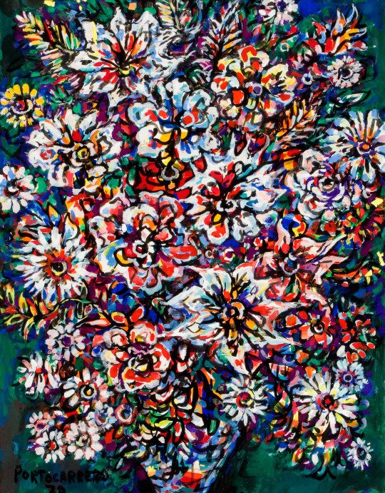 carib_painters's tweet photo. Have a beautiful Sunday! 'Flowers' by René Portocarrero #Cuba #Caribbean #art #inspiration #followart #twitart https://t.co/XibBLnLqZo