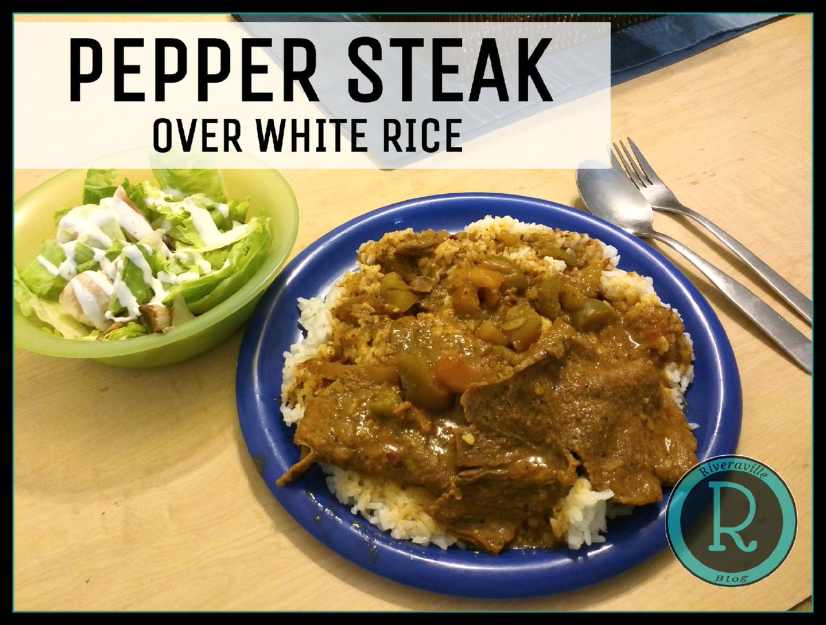 Janina_Rivera's tweet photo. Pepper Steak Over White Rice #Meal, #Recipe &amp; #HowTo on the #blog soon at @its_Riveraville  ◼ #CuratedCravings #Food https://t.co/PqfHhr318A