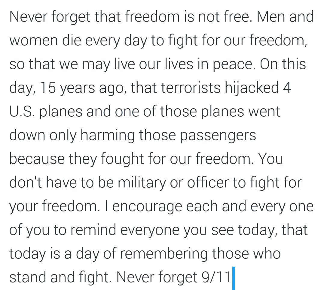MadisonJade31's tweet photo. #NeverForget #WhereWereYou # https://t.co/VwtedbO639