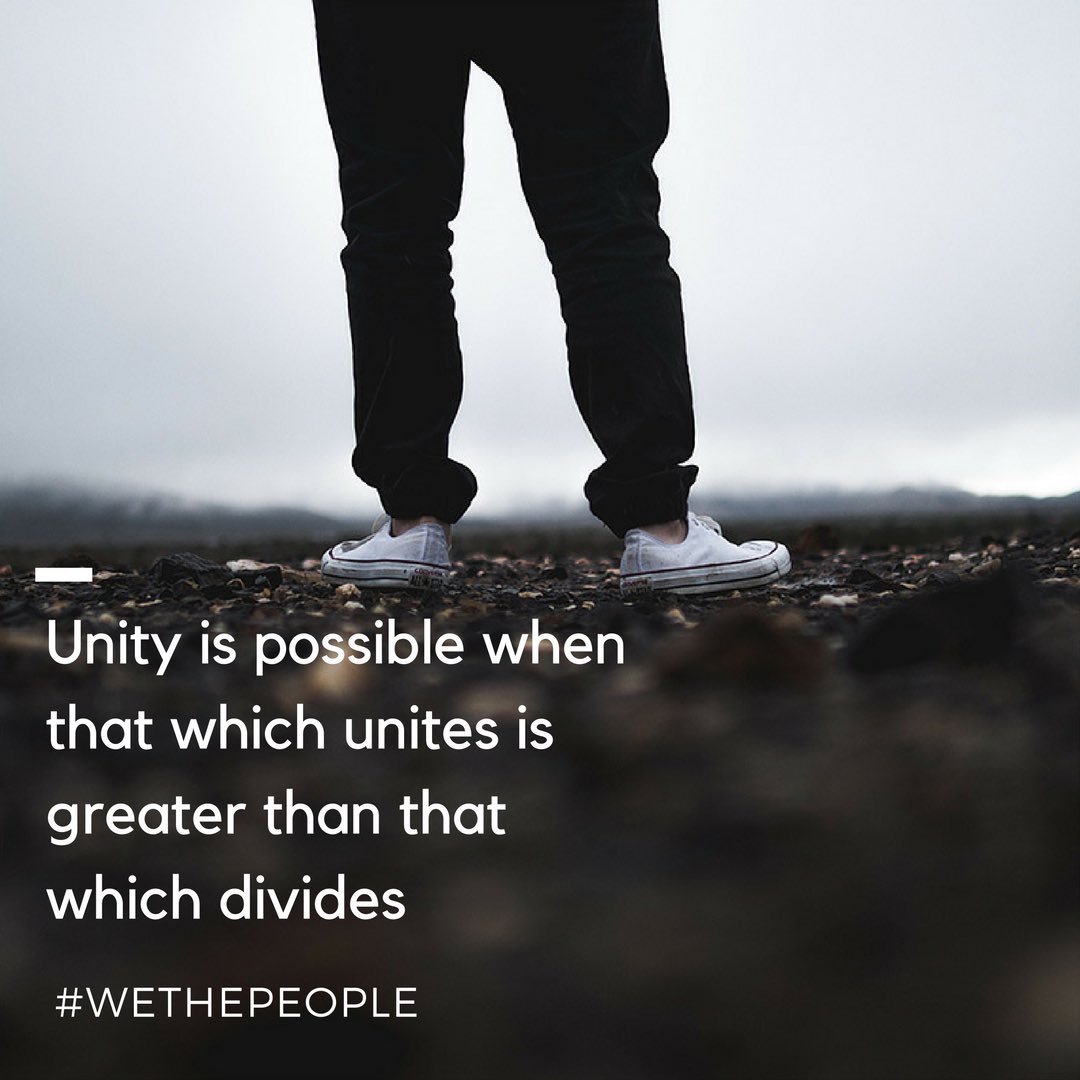 unitedgen's tweet photo. Unity is possible #WeThePeople #UnitedWeStand https://t.co/hHFlXHkblE
