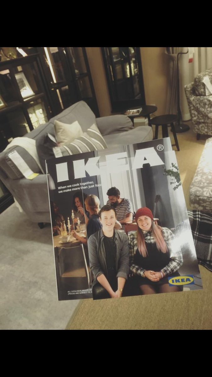 greenisalice's tweet photo. And look who made it as the new IKEA cover boy🙈 nice work @TrydarTryst looking good!💪🏻 https://t.co/Hxiu7hD1eS