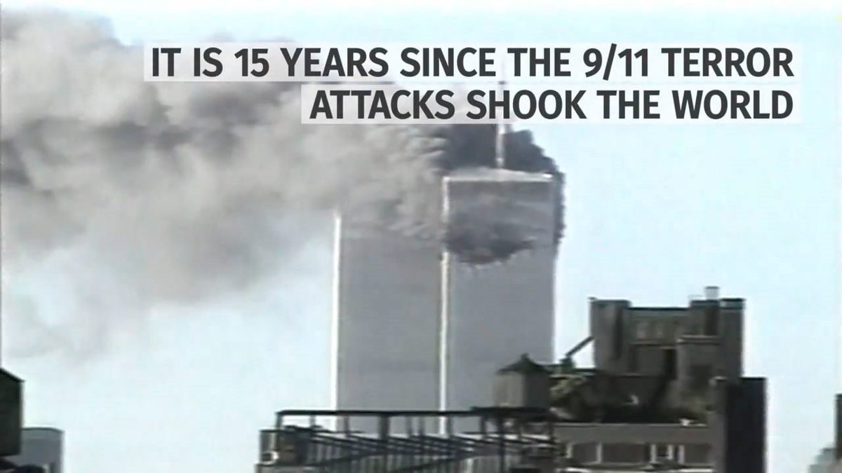 Independent_ie's tweet photo. 9/11 anniversary: 15 years since terror attacks shook the world #NeverForget  https://t.co/fWUToPQ1jZ https://t.co/n73OaqjsMq