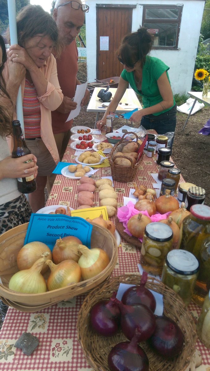 Great turnout again for Asking Vale Allotments Produce Show