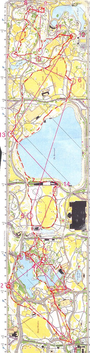The #orienteering map of #Centralpark in New York
orienteering-world.net/where/america/…